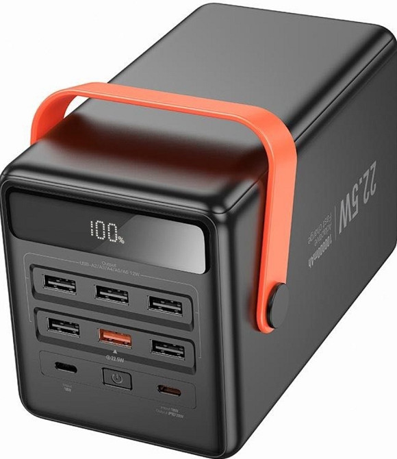 Повербанк HOCO J142 100000mAh 22.5W PD 6USB 2Type-C LCD. Харків - фото 6