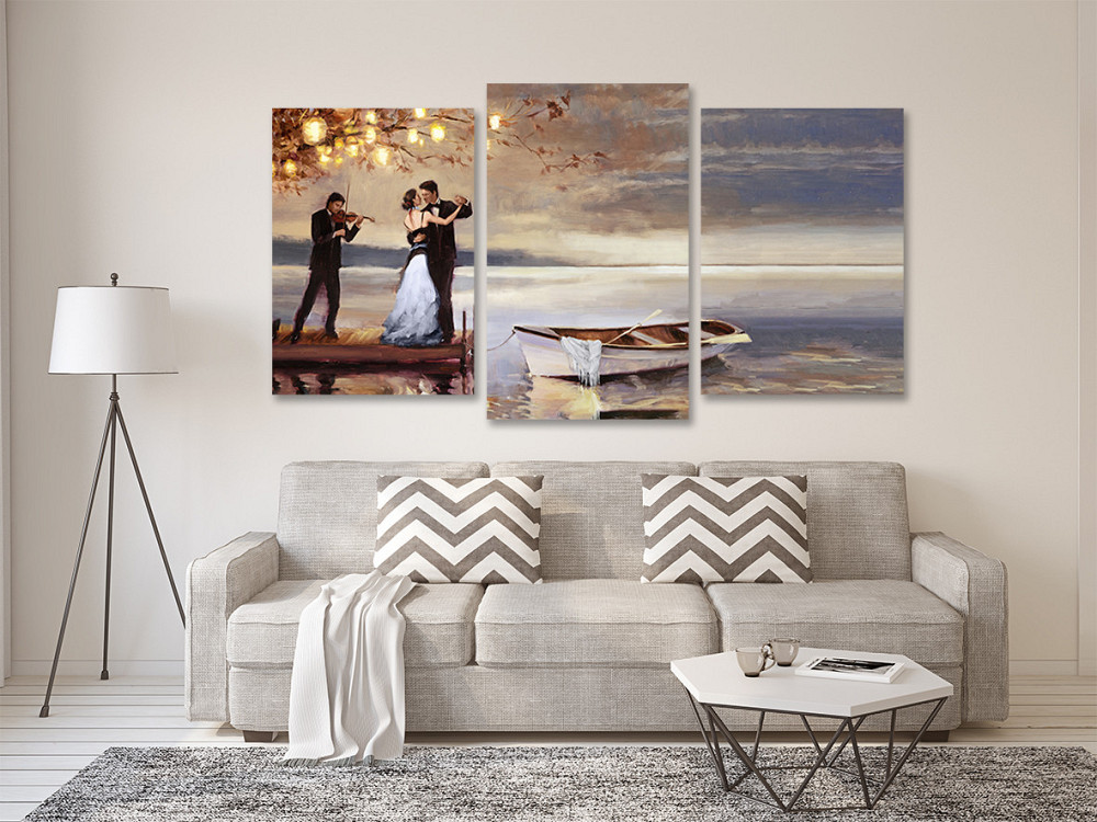 Модульна картина у вітальню/ спальню  Танець під скрипку   Art-560_3 70x130 см Київ - фото 2