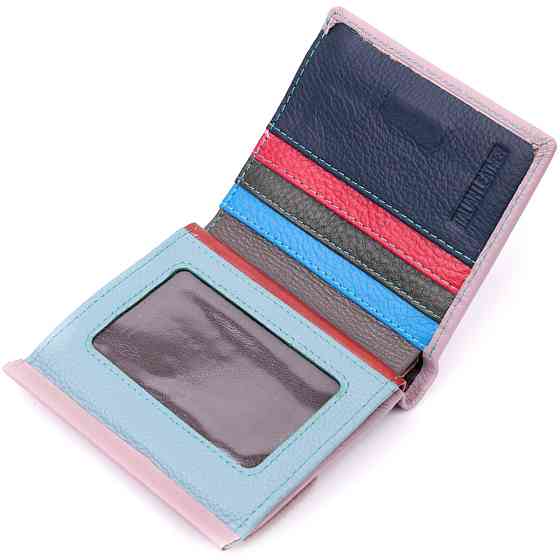 Кошелек для женщин среднего размера из натуральной кожи ST Leather 19495 Бежевый Киев