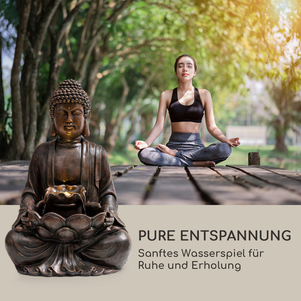 Сонячний фонтан Dharma LED 48 x 72 x 41 см (ШxВxГ) полірезин (Німеччина, читати опис) Рівне - фото 4