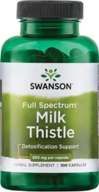 Расторопша Swanson Milk Thistle 500mg 100 капс Київ - фото 3
