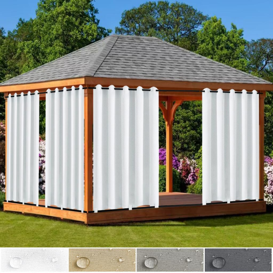 Штора вулична водонепроникна для альтанки (2.2 х 1.45 м) Молоко Вінниця