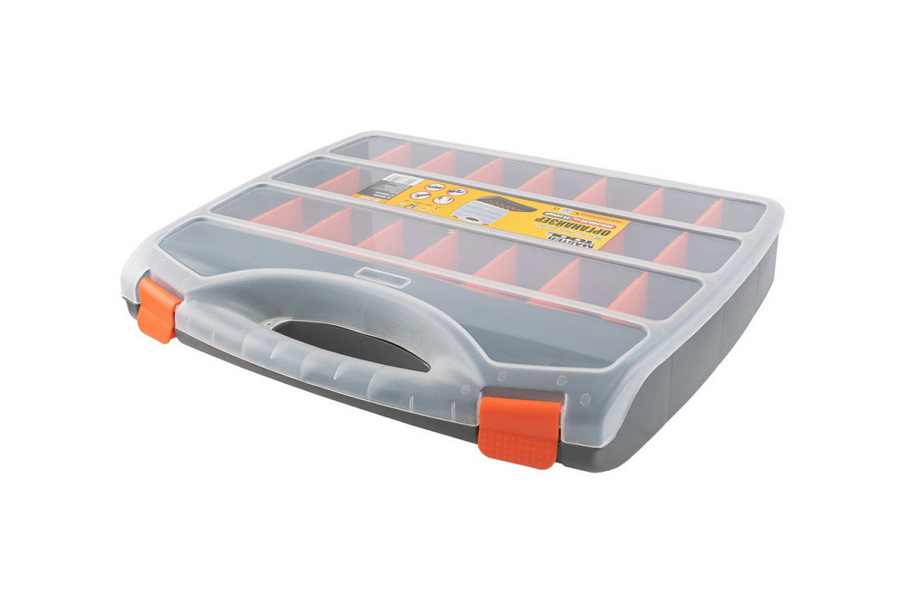 Органайзер MASTERTOOL з ручкою 19" 480х380х80 мм 24 секції 79-3128 Рівне - фото 3