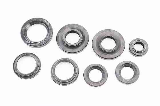 Сальники к-кт 8шт (17x30x7/10; 23x36,5x6-2шт; 26x52x7/10-2шт; 34x43,4x5/8-2шт; 36x52x9) Планета Київ