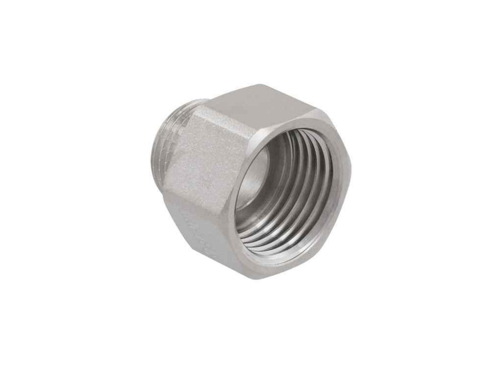 Перехідник 1/2 Вх3/8 З ВЗ, DN15х10, , нікель, P01005 ТМ RAFTEC Київ - фото 1
