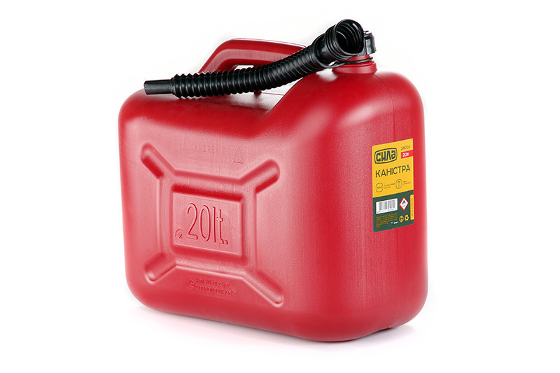 Канистра пластиковая 20л с лейкой ТМ 
