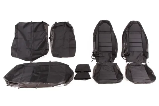 Чехли на сидіннях Los Avto-fortuna Пілот з паралоном чорні Вінниця