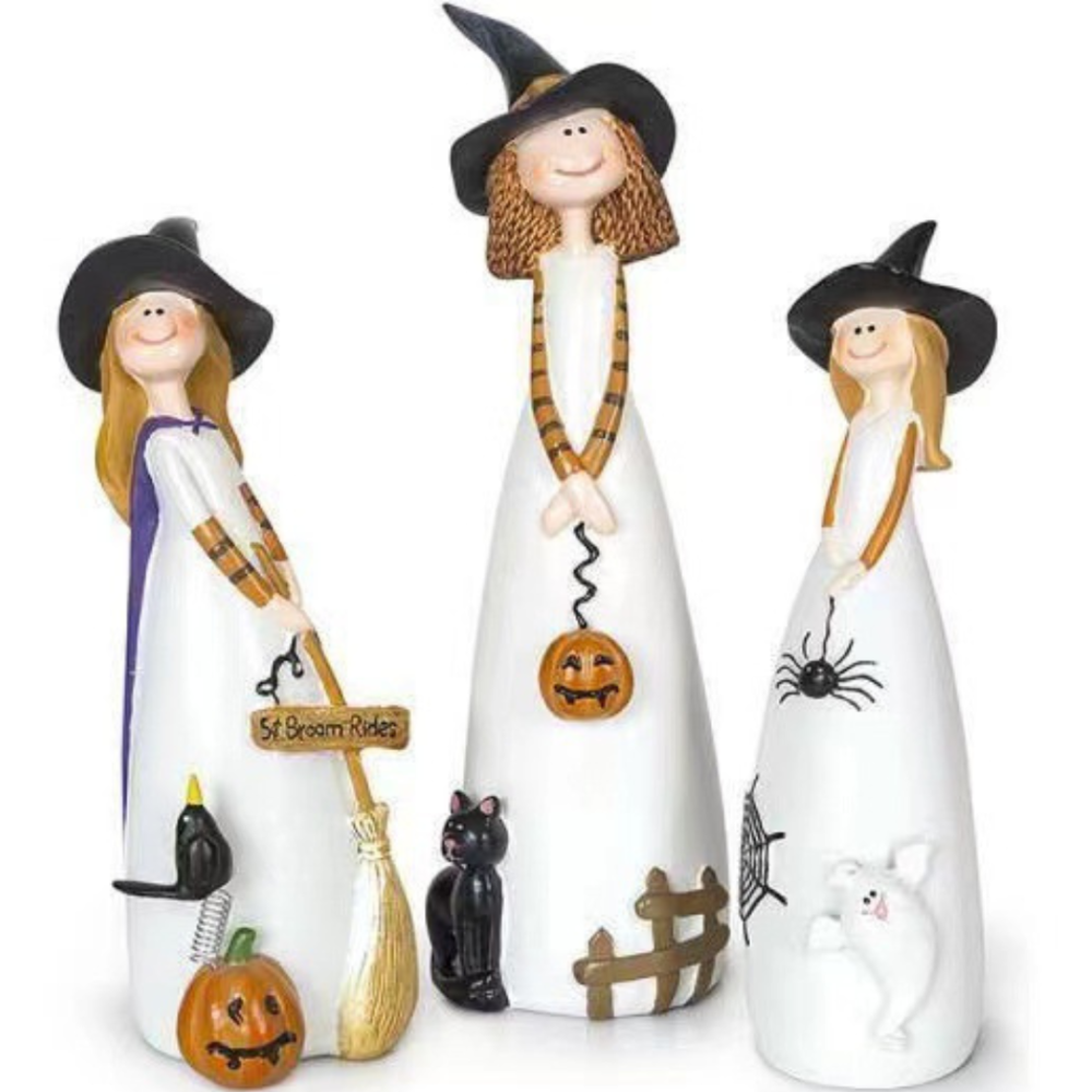 Фигурка Милая Ведьмочка из полистоуна  для сада, декора, интерьера, подарка. Декор на  Хэллоуин. Одесса - изображение 3