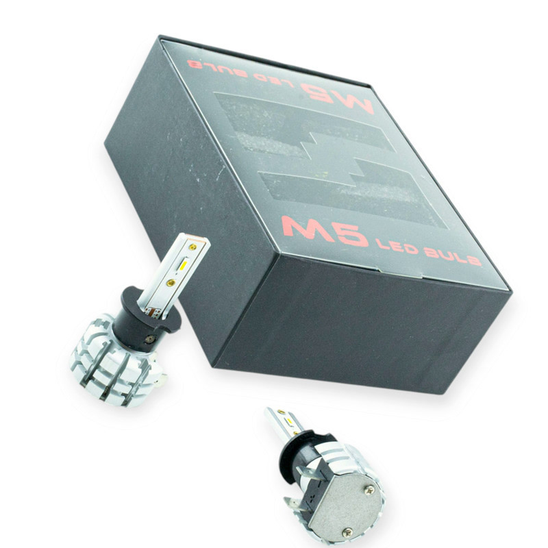 Автолампа H3 12V-24V M5 6500K 20W радіатор LED Мукачево - фото 1