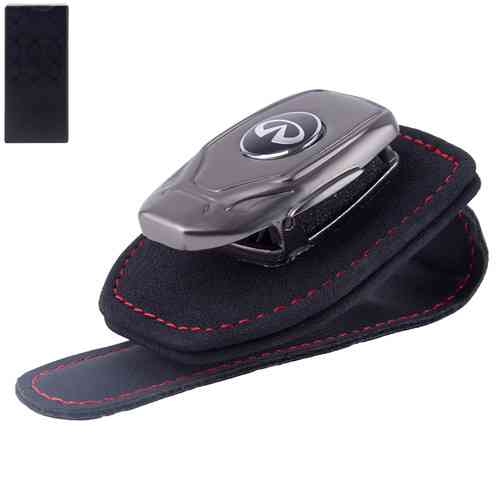 Кожаный держатель для очков INFINITI, зажим для очков Харьков