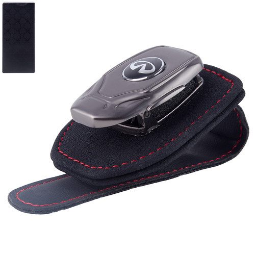 Кожаный держатель для очков INFINITI, зажим для очков Харьков - изображение 1