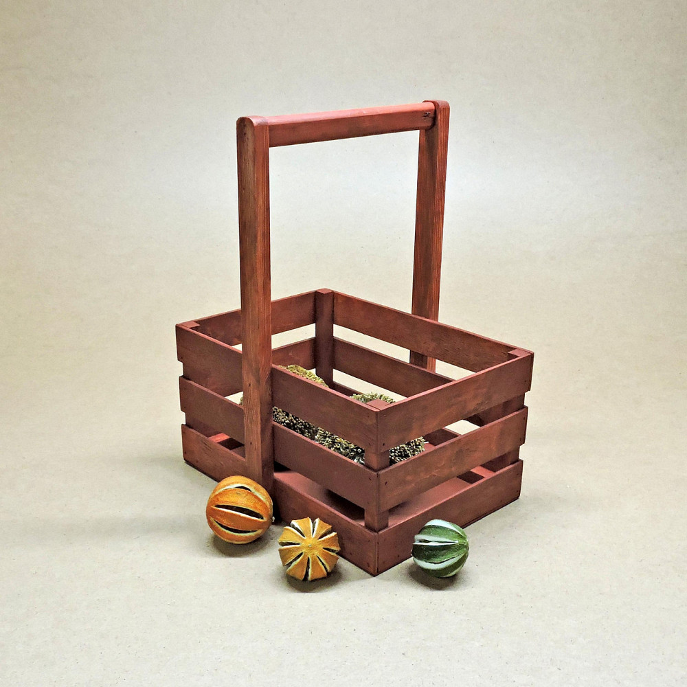 Подарунковий кошик "Шеллі 18х30" корал Миколаїв - фото 1