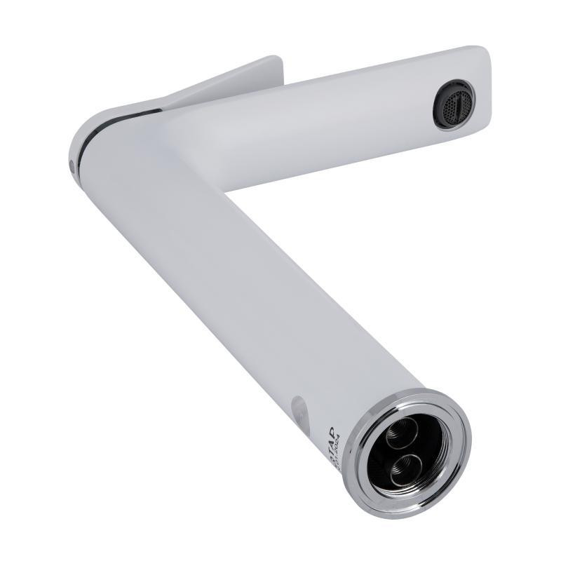 Смеситель для раковины Qtap Presto QTPRE269CRW45577 (k35), однорычажный, высокий, Chrome/White Харьков - изображение 3