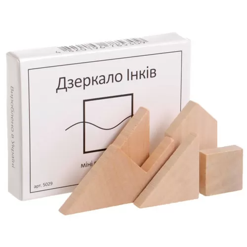 Мини головоломка Зеркало Инков. Заморочка 5029 деревянная Винница - изображение 1