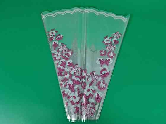 Упаковка конус під квіти h60/14низ/56верх(100 шт.) Рожеві квіти 170 (2) (100 шт.) Харків