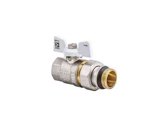 Кран з американкою 1/2 антипротікання KR.227.W-Gi WHITE ТМ KOER Київ