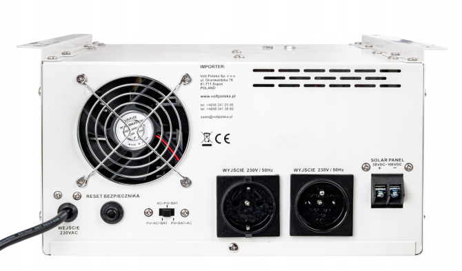 Гібридний ДБЖ інвертор сонячний Volt Polska SINUS PRO 2000 S 24/230V 1400/2000W + 40A MPPT 100V (3SPS200024) Київ - фото 4