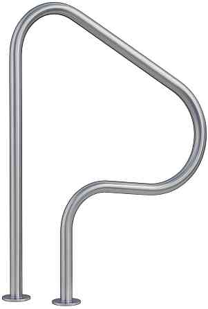 Поручень Flexinox 87164010 для римських сходів FX-04 (800 мм, фланець, AISI-316L) Киев