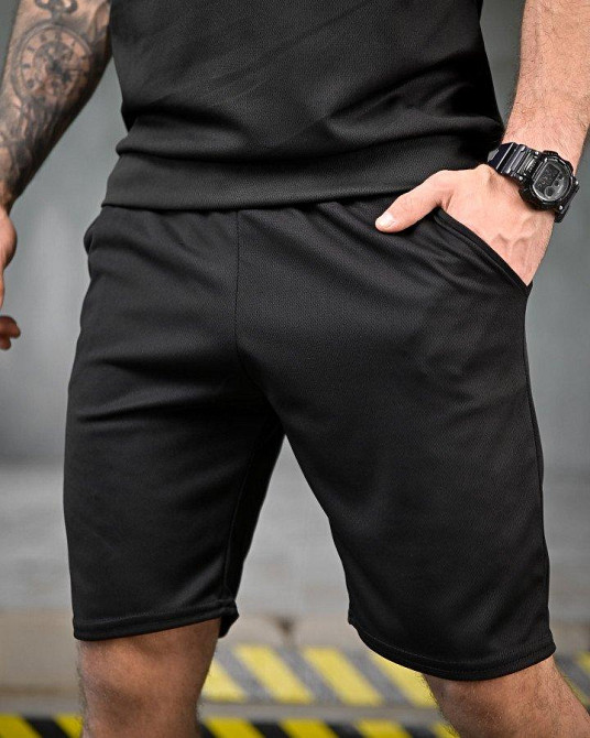 Шорты streem черные ПП7758 Одесса - изображение 1