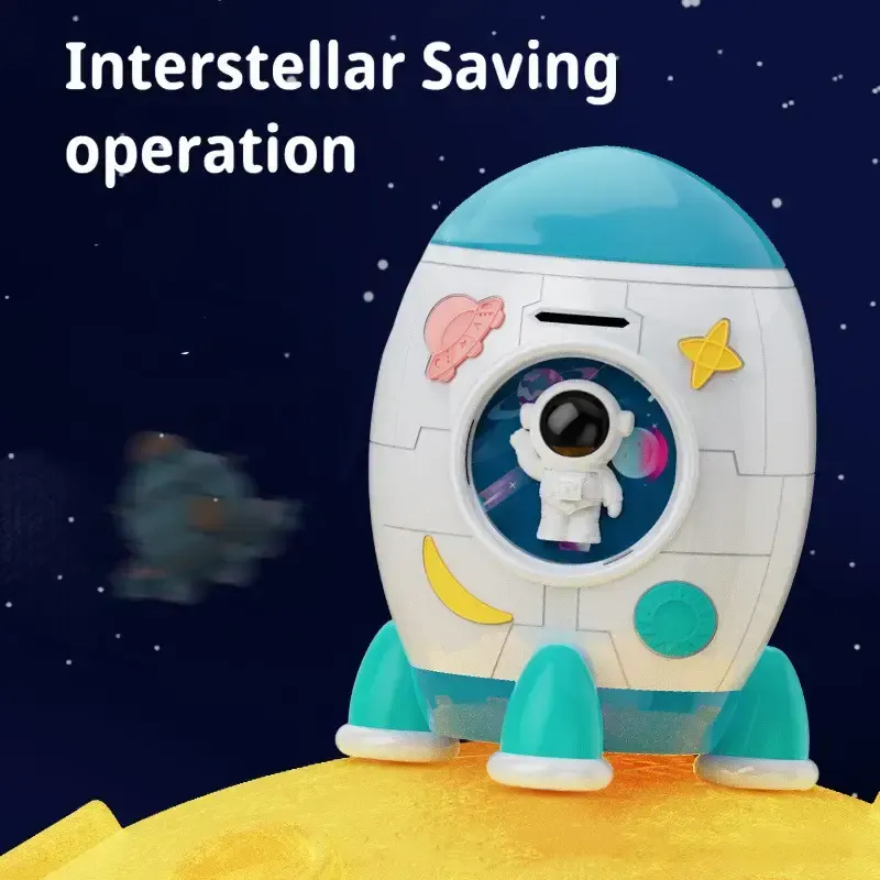 Детская электронная копилка-сейф RIAS 852A "Ракета" с музыкой и подсветкой Коломия - фото 3