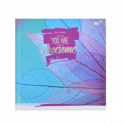 Блокнот Yes 150 * 150/64 л "Leaves" лінія (151512) Вінниця - фото 1