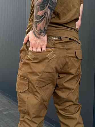 Літні чоловічі штани койот ріп-стоп, штурмові бойові тактичні штани для армії Львів