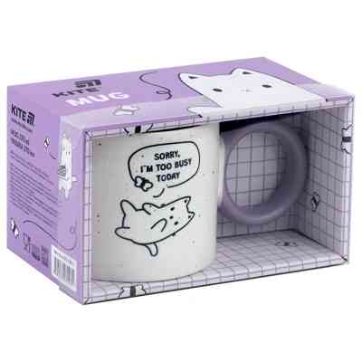 Чашка Kite 370 мл Busy cat (K25-220-1) Вінниця