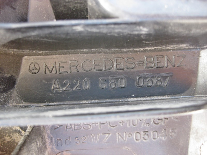 Mercedes-Benz  A2206800387 9C09 Панель приладів - торпеда антрацит S-Class W220 Одеса - фото 5