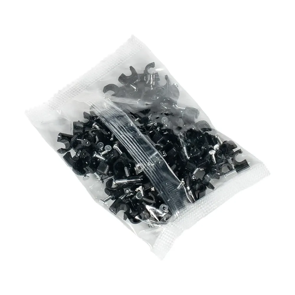 Скоба з цвяхом E-NET 5 мм чорна, 100 штук (94-00321) Київ - фото 5