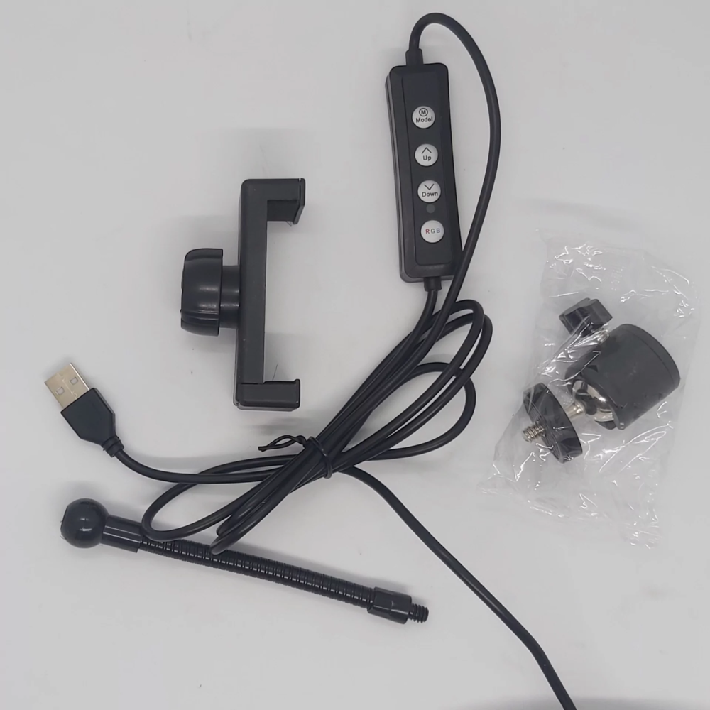 Світлодіодна кільцева лампа MJJ-45см USB LED (Кольорова) Київ - фото 3