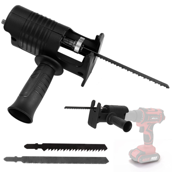 Насадка Лобзик на дриль зі швидкознімним механізмом та полотнами SBR Київ