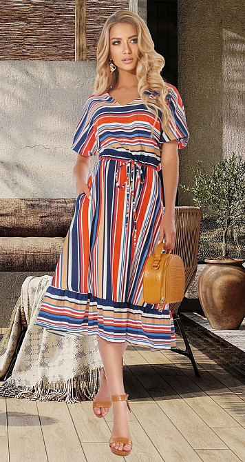 Легке плаття в смужку (44) Київ - фото 2