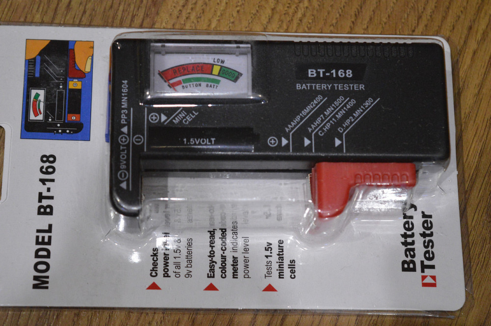 Универсальный тестер заряда батареек BT-168 Полтава - изображение 1
