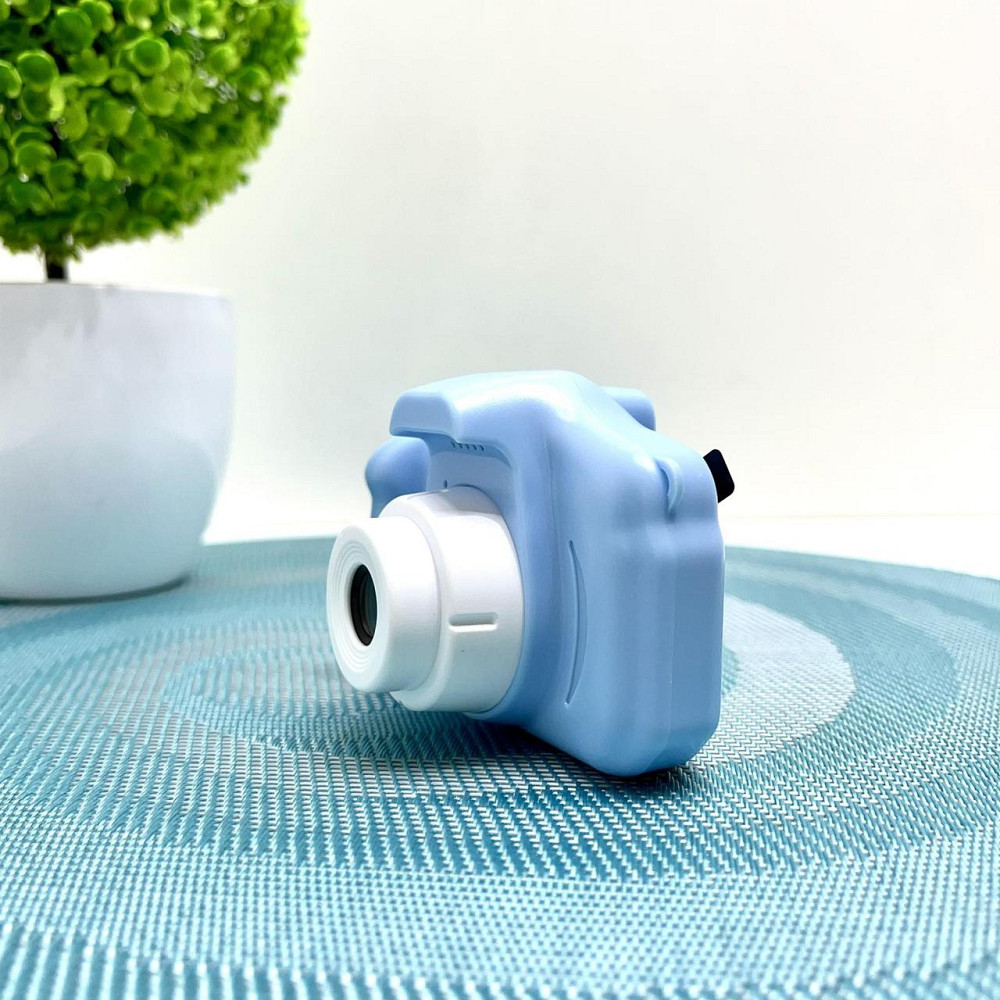 Фотоапарат дитячий відео фото ігри прослуховування музики підтримує microSD у коробці Блакитний (C 48359) Чернігів - фото 4