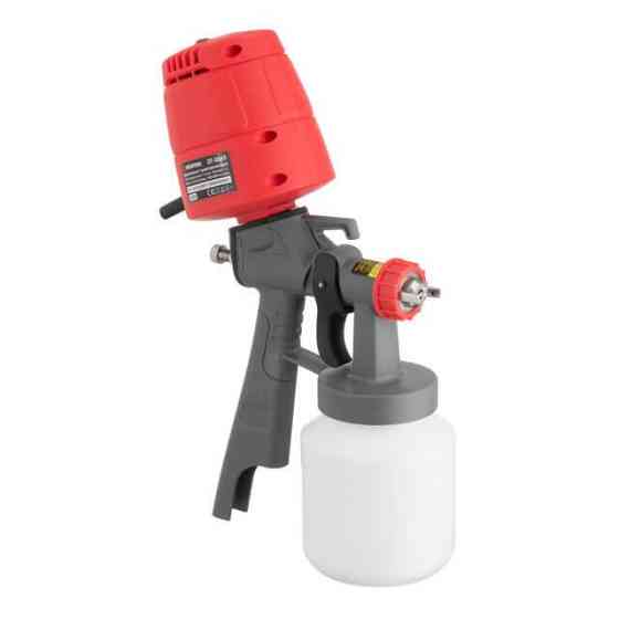 Фарбопульт електричний INTERTOOL DT-5045, 0,45 кВт, 200 мл/хв, форсунка 1,5 мм, 1000 мл, 0,35 бар - для дерева, металу, стін Львів