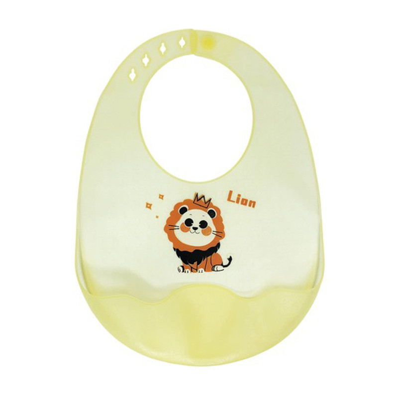 Дитячий силіконовий слюнявчик MGZ-0618-3 на застібці Вінниця - фото 1