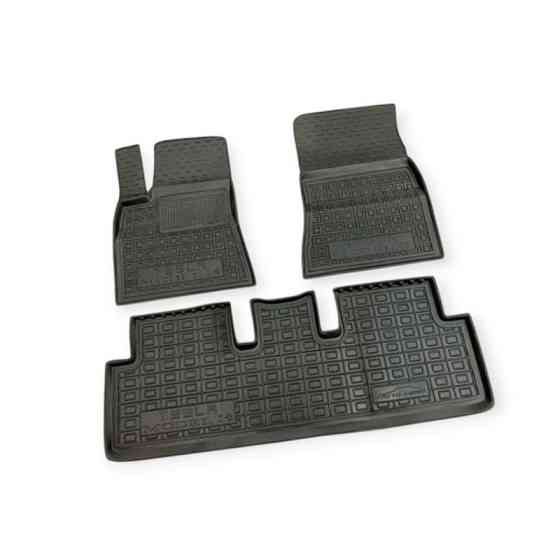 Килимки Тесла model 3 2017-> борт 2,5см, з перемичкою салону Мукачево