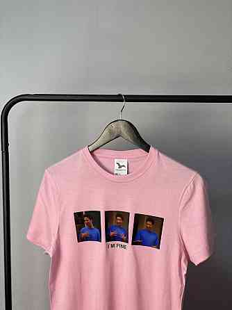 Футболка с мемом “I’m fine” | Женская/унисекс футболка с принтом | Подарок с юмором Черновцы