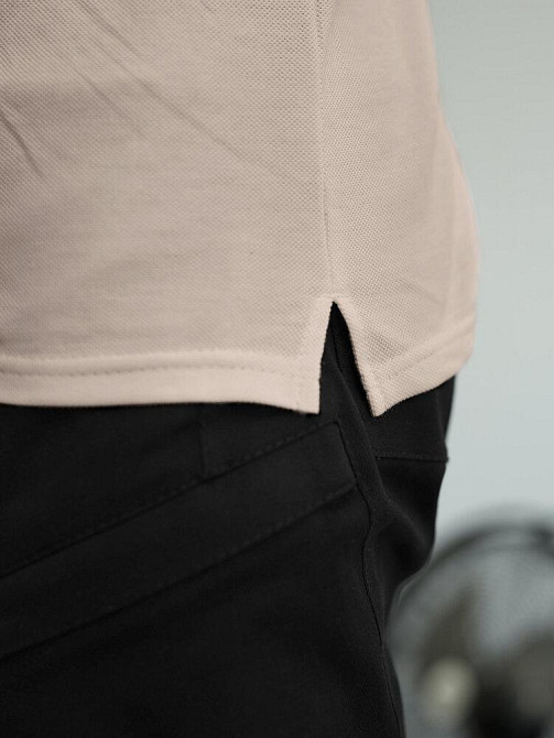 Мужская футболка поло бежевая Pobedov Royal Киев - изображение 3