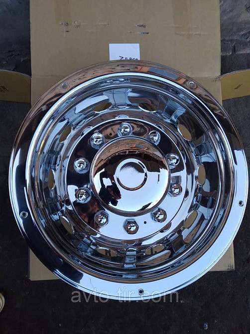 Ковпак колеса глибокий задній 22.5  (нержавійка) ведуча вісь Ковпак  задній 22.5 Ковпак 22.5 Луцьк - фото 4