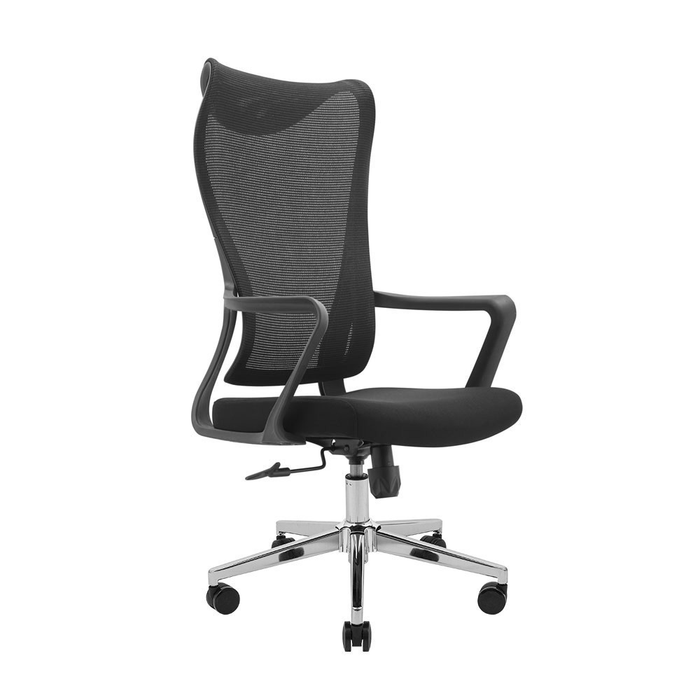 Офісне крісло керівника Eter Хром M1 Tilt Чорний Київ - фото 1
