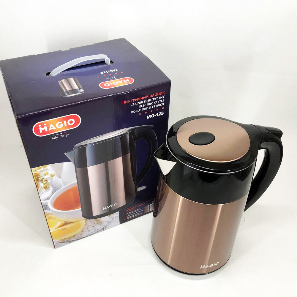 Электрочайник нержавейка, Электрический чайник с современным внешним видом, Мощный чайник электрический BE-76 Львов - изображение 4