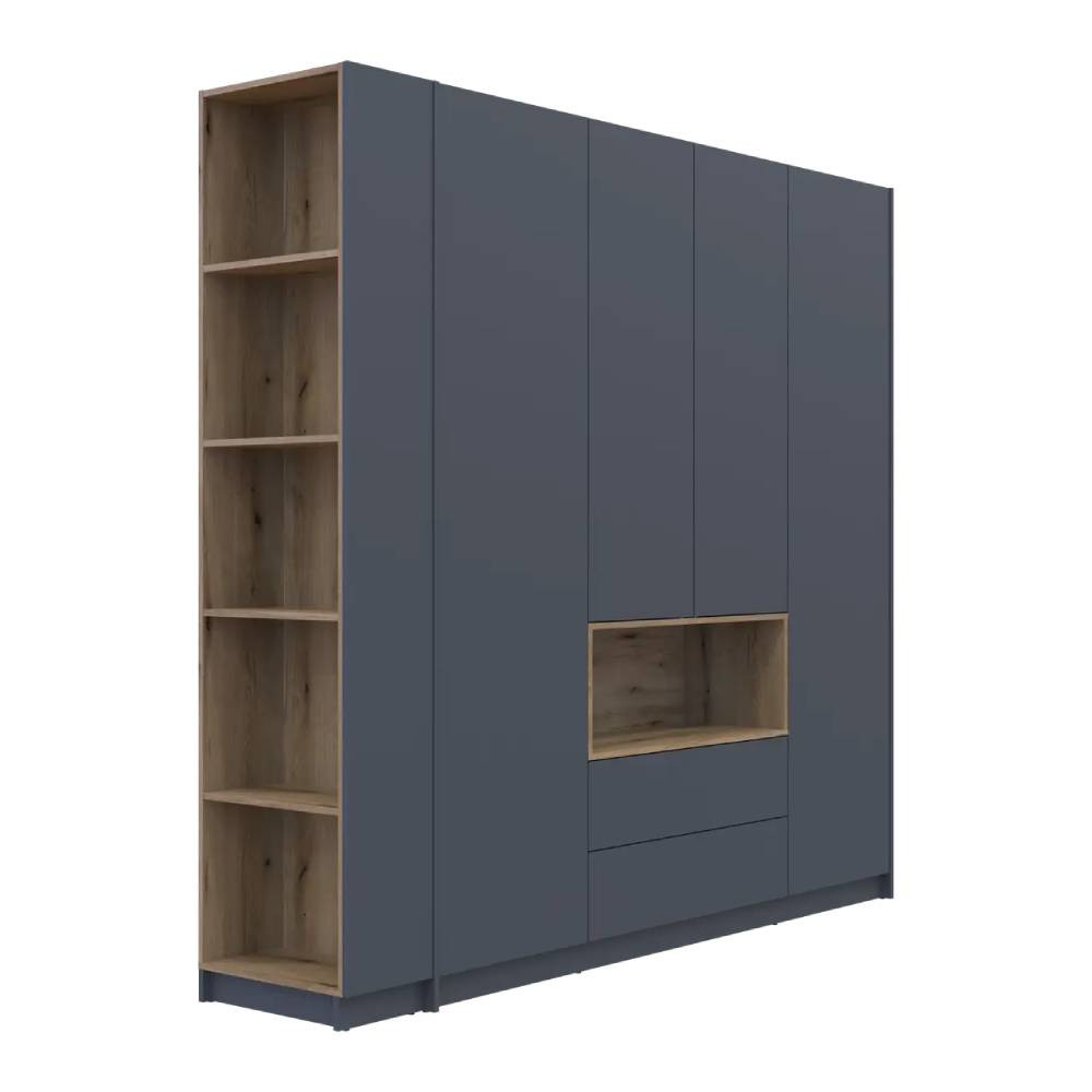 Етажерка до шафи Doros Дейл Графіт/Дуб Евок 52х28х220 DRS-011732 (41516119) Дніпро - фото 7