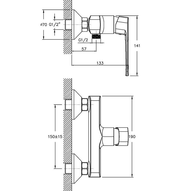 Змішувач для душа Haiba Enio 003   ( HB0863 ) 37740 Харків - фото 4