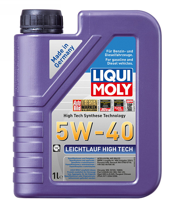 LIQUI MOLY 2327 Leichtlauf High Tech 5W-40 — Синтетична моторна олива нового покоління | Максимальний захист двигуна та впевнена р Ковель - фото 1