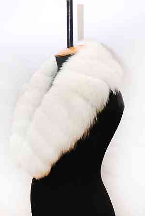 Комір жіночій з песца на підкладці Елегантність Вуаль Харків