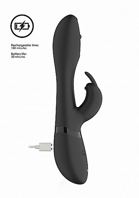 Силиконовый вибратор-кролик Mira - Spinning G-spot Rabbit с ротацией и стимуляцией точки G Sex Aura Киев - изображение 9