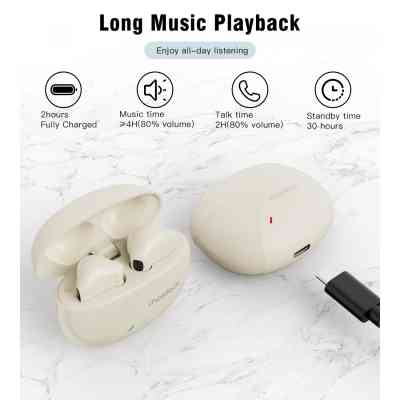 Наушники Choetech TWS Oval Beige (BH-T24-SK) Винница