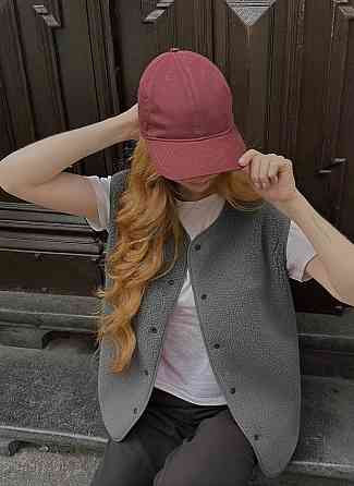 Жіноча стильна повсякденна тепла жилетка Сірий Одеса