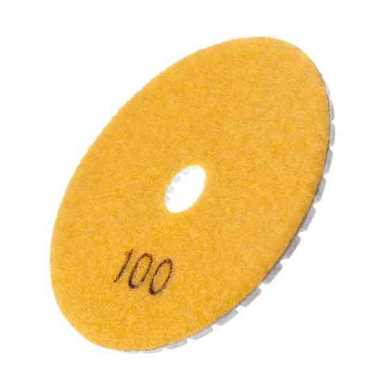 Окружность алмазная шлифовальная, гибкая на липучке 100 мм P100. INTERTOOL BT-0907 Киев